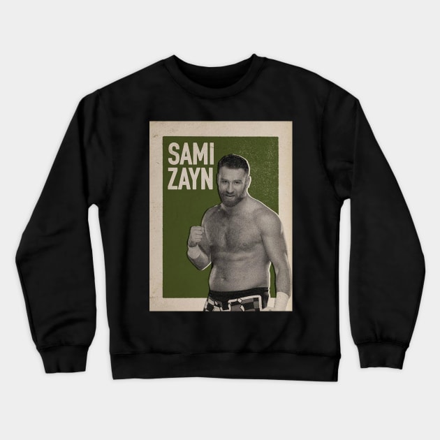 Sami Zayn Vintage Crewneck Sweatshirt by nasib